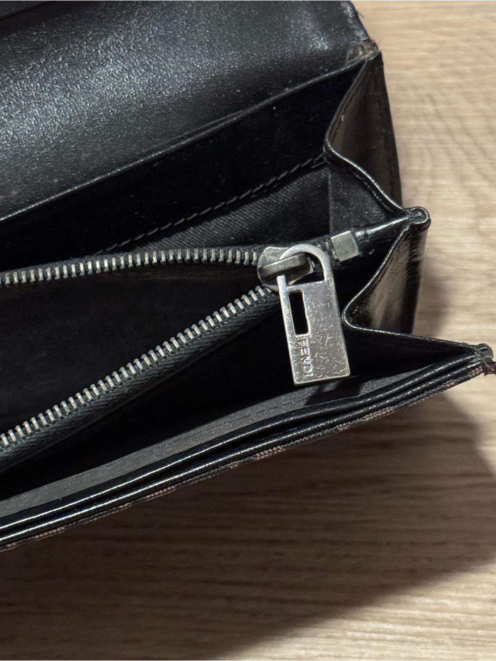 Fendi Vintage Zucca FF Monogram Brown Long Continental Wallet - Picture 9 of 9